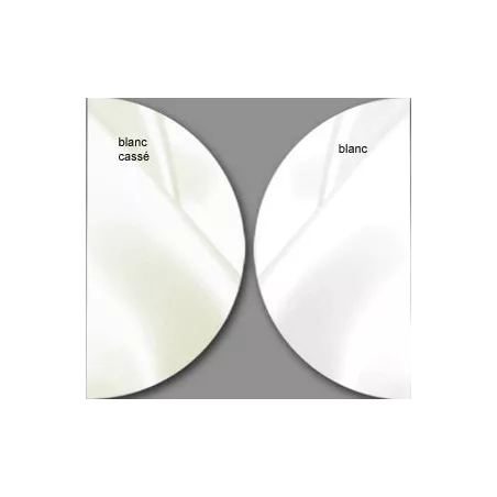 Lacets larges en satin blanc&nbsp;cassé pour vos chaussures