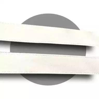 Lacets en satin blanc cassé pour vos chaussures