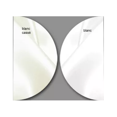 Lacets en satin blanc&nbsp;cassé pour vos chaussures