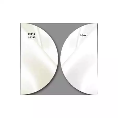 Lacets en satin blanc cassé pour vos chaussures