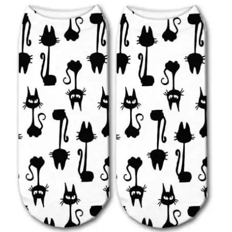 Socquettes chats noirs pour vos jolis pieds