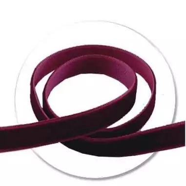 Lacets velours bordeaux pour vos chaussures