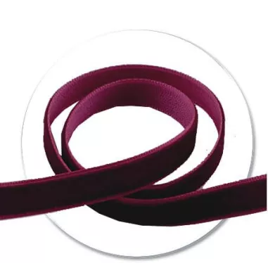 Lacets velours bordeaux pour vos chaussures