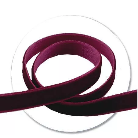Lacets velours bordeaux pour vos chaussures