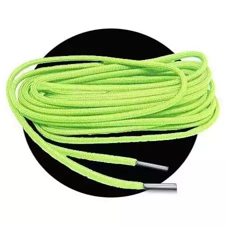 Lacets paracorde ronds en vert fluo pour vos chaussures Lacets paracorde ronds en vert fluo pour vos chaussures