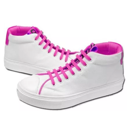 Lacets violets phosphorescents silicones élastiques et…