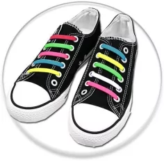 Lacet extensible silicone plat & coloré pour vos chaussures