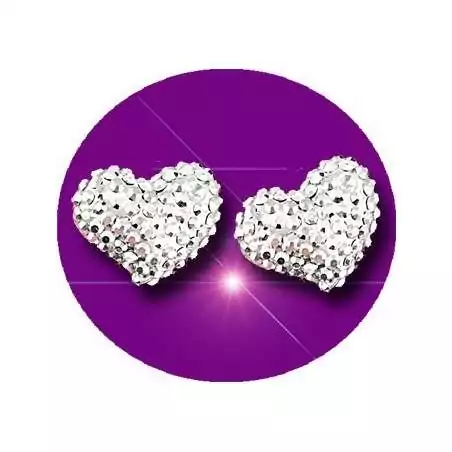 Envie de décorer vos chaussures ? Décorations coeurs facettes argenté Envie de décorer vos chaussures ? Décorations coeurs facettes argenté