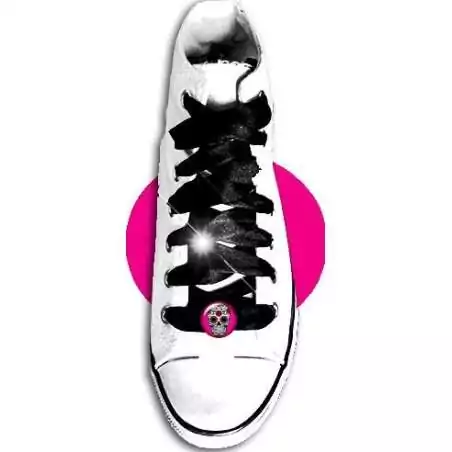 Envie de décorer vos chaussures ? Décorations roses Calavéra mexicains Envie de décorer vos chaussures ? Décorations roses Calavéra mexicains