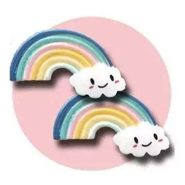 Envie de décorer vos chaussures ? Décorations Arcs-en-ciel