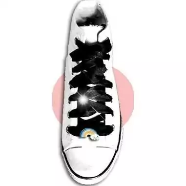 Envie de décorer vos chaussures ? Décorations Arcs-en-ciel