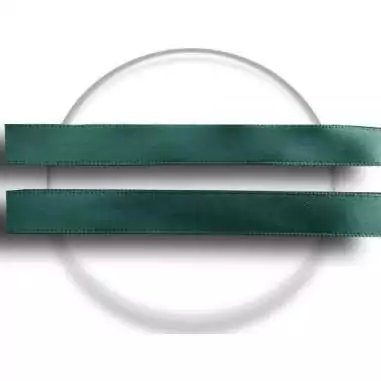 Lacets fins en satin vert anglais pour vos chaussures