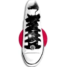 Envie de décorer vos chaussures ? Décorations Roses noires & blanches 2