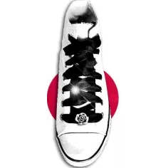 Décorations de lacets bijoux fleur rose noire en vente… 2