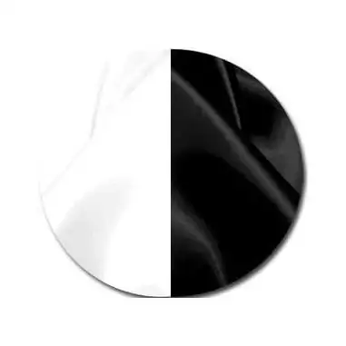 Lacets en satin large blanc gansé noir pour vos chaussures