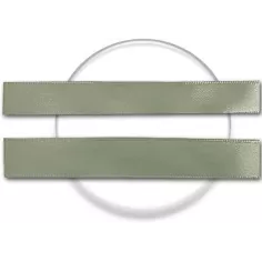 Lacets en satin kaki clair pour vos chaussures 2