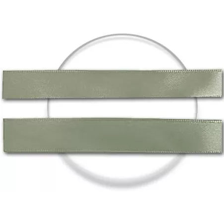 Lacets en satin kaki clair pour vos chaussures