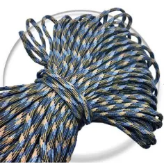 Lacets chaussures ronds camouflage noir bleu beige…