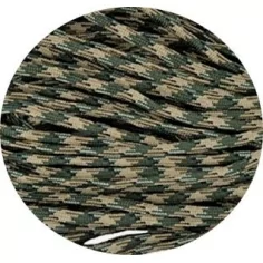Lacets paracorde camouflage kaki beige pour vos chaussures 2