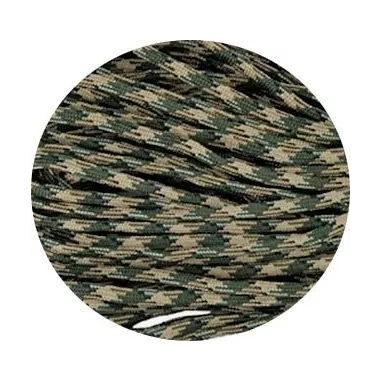  Lacets paracorde camouflage kaki beige pour vos chaussures