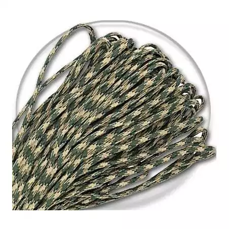  Lacets paracorde camouflage kaki beige pour vos chaussures