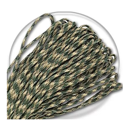  Lacets paracorde camouflage kaki beige pour vos chaussures