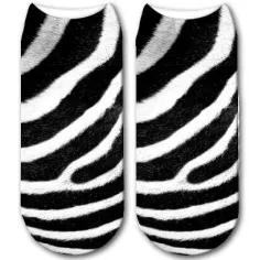 Socquettes fourrure de zèbre pour vos jolis pieds