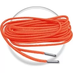 Lacets paracorde ronds orange vif pour vos chaussures