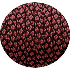 Lacets de chaussures noirs rouges, bicolores, ronds, en… 2