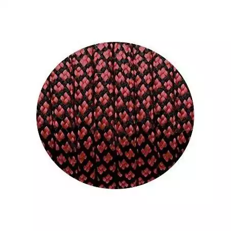 Lacets ronds paracorde en rouge basque et noir pour vos chaussures Lacets ronds paracorde en rouge basque et noir pour vos chaussures