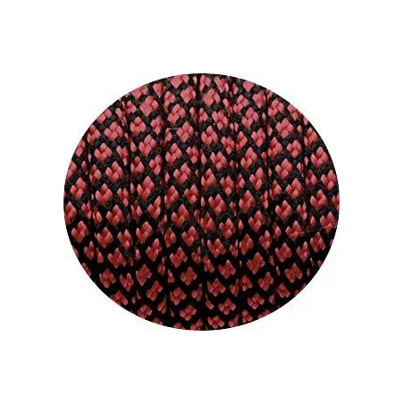 Lacets de chaussures noirs rouges, bicolores, ronds, en…