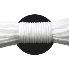 Lacets ronds paracorde blancs pour vos chaussures 2