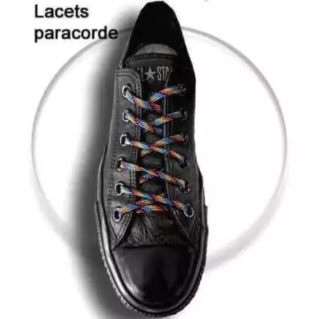 Lacets paracorde ronds marron café pour vos chaussures Lacets paracorde ronds marron café pour vos chaussures