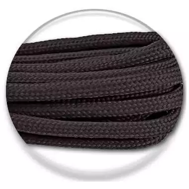 Lacets paracorde ronds marron café pour vos chaussures