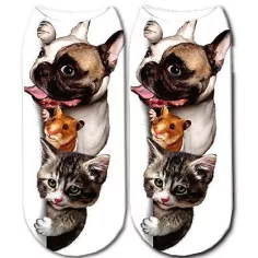 Socquettes&nbsp;animaux tout mimis pour vos jolis pieds
