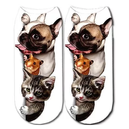 Socquettes&nbsp;animaux tout mimis pour vos jolis pieds