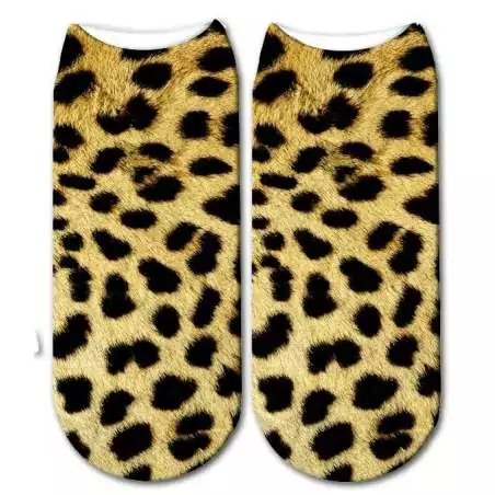Socquettes léopard pour vos jolis pieds Socquettes léopard pour vos jolis pieds