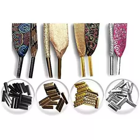 Lacets plats noirs pour vos chaussures