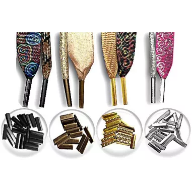 Lacets de chaussures blancs plats fins et fantaisie,…