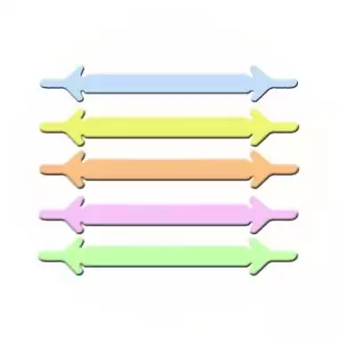 Lacet extensible silicone phosphorescent pour vos chaussures