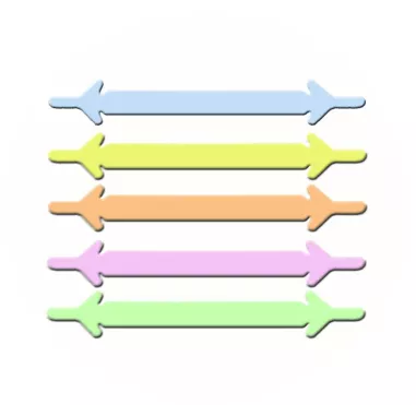 Lacets violets phosphorescents silicones élastiques et…