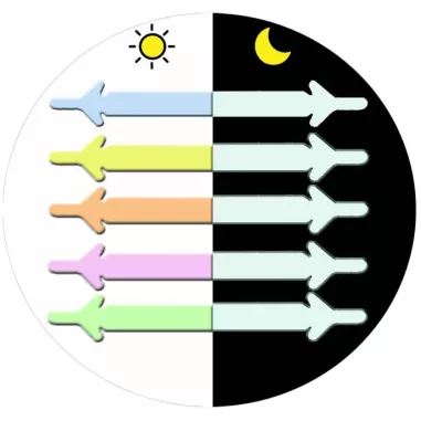 Lacets violets phosphorescents silicones élastiques et…