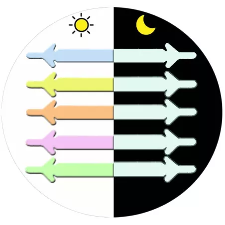 Lacets violets phosphorescents silicones élastiques et…