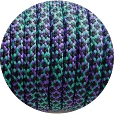 Lacets paracorde en violet & vert pour vos chaussures 2