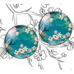 Envie de décorer vos chaussures ? Décorations Japon bleu paon