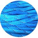 lacets paracorde ronds en bleu azur 