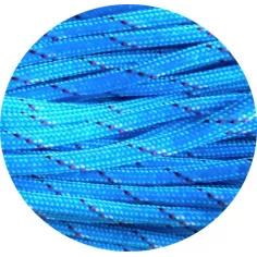 Lacets de chaussures bleus azur en paracorde, ronds, en… 2