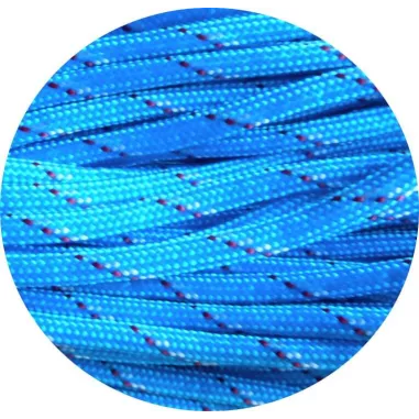 Lacets de chaussures bleus azur en paracorde, ronds, en…