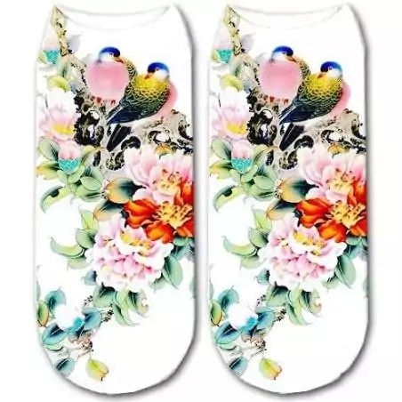 Socquettes estampe japonaise pour vos jolis pieds