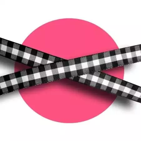 Lacets vichy noir & blanc pour vos chaussures Lacets vichy noir & blanc pour vos chaussures